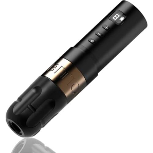 Ambition Soldier Wireless Tattoo machine Pen brushless motor Professional Rechargeable tattoo equipment Digital LED Display