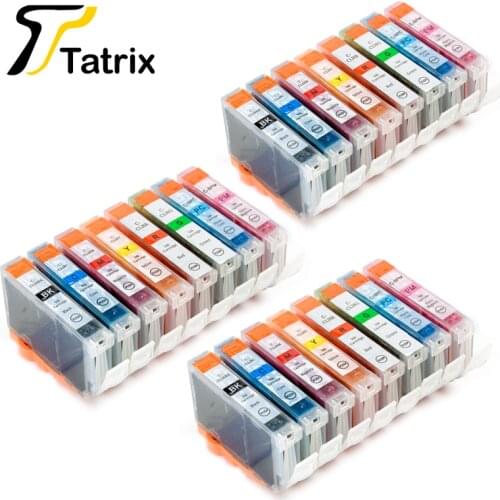 24PCS For Canon CLI-8 CLI8 Compatible Ink Cartridge With Chip For Canon PIXMA iP3300 iP4200 iP4300 iP4500 Printer