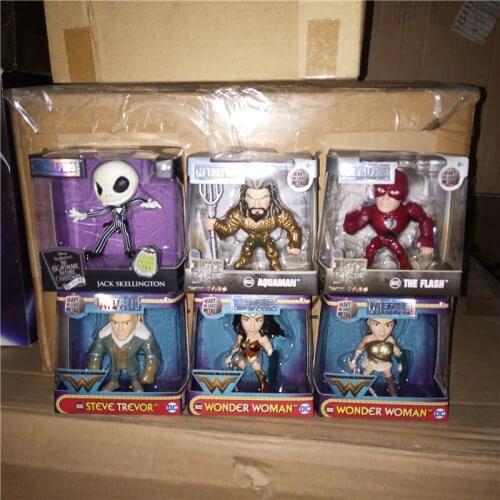 Marvel DC Comics 2.5-inch Iron Man Captain America Black Widow The Flash Wonder Woman Queen Hippolyta Metal Doll Figure Model