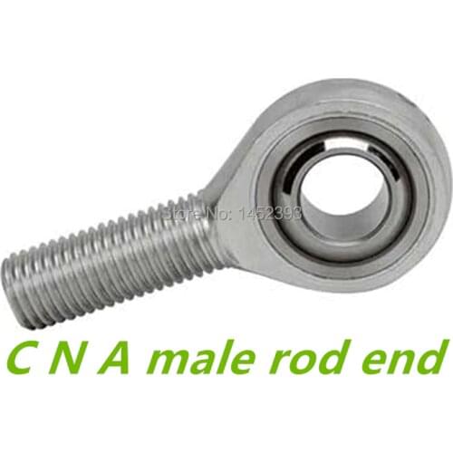 20pcs/Lot 6mm Male Right Hand Thread Rod End Joint Bearing Metric Thread M6x1.0mm SA6T/K POSA6 M6