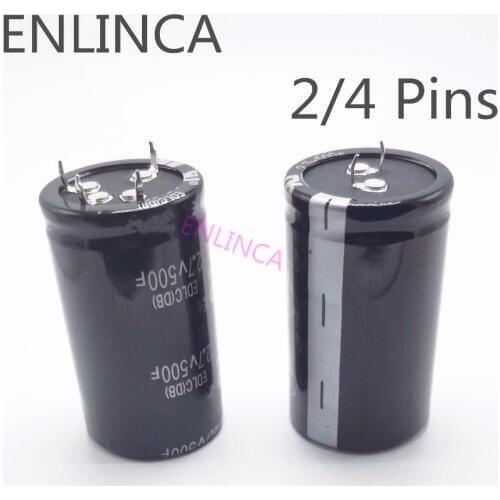 Farad Capacitor 2.7V 100F 360F 200F 500F 25*45MM 35*60MM Supercapacitor Drops Automotive Capacitor through Universal Orifice