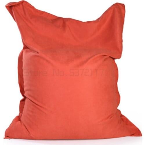 Square Large Lazy BeanBag Sofa Cover Chairs Without Filler Oxford Cloth Lounger Seat Bean Bag Pouf Puff Couch Tatami Living Room