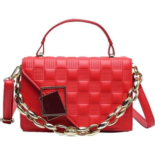 Fashion Diamond Grain Women Shoulder Bags Small Designer Chains Handbag Luxury PU Leatehr Flap Crossbody Bag Famale Totes Green