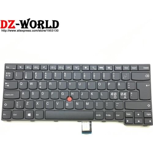 New Original NDC Nordic Keyboard for Lenovo Thinkpad E450 E450C E455 E460 E465 Laptop Teclado 01AV281 00UR690 01AV295 SN20L12668