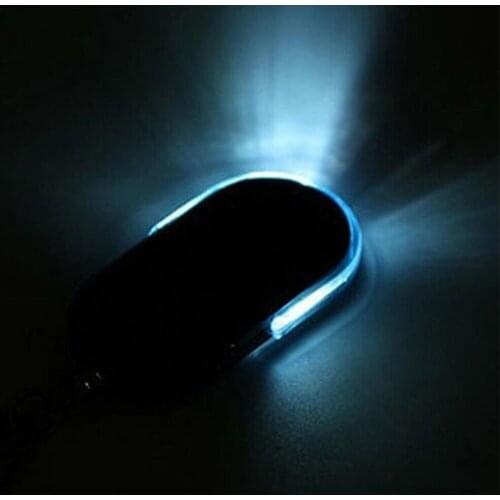 New Portable Size Keychain Old People Anti-Lost Alarm Sound Light Finder Whistle LED Wireless Keychain Locator Useful Key F R3N7