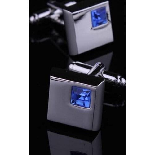 Whole Sale 10pairs/lot Square Crystal Cufflinks DR-CF0107 mosaics Free Shipment
