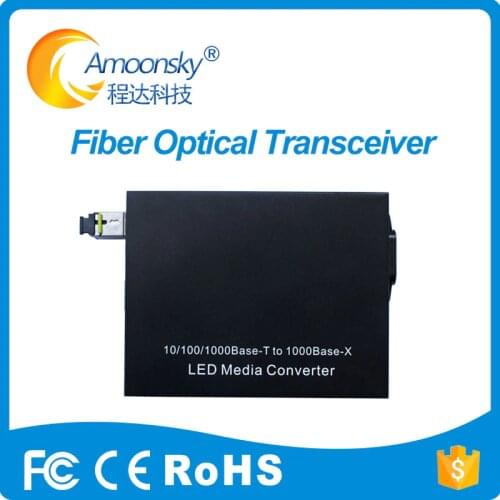 LED mesh screen multi mode media optic transceiver MC310 same nova cvt310 can extend 500m transmission distance