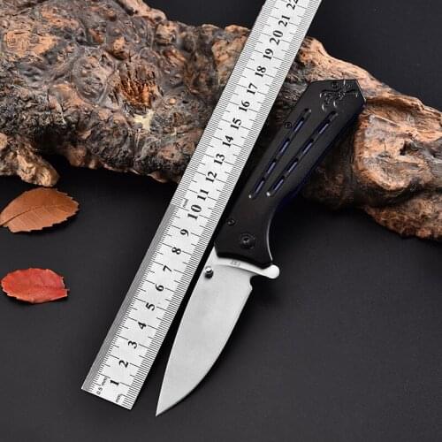 1 Piece Hunting Camping Stainless Steel Knife High Hardness Military Survival Tactical Knife Survival Outdoor Folding Knife