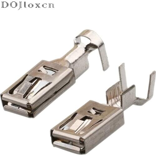 5/20/50 Pcs 9.5 MM H62 Brass Tinned Automotive Cable Connector Female Wiring Terminal Connection Plug DJ6218C-E9.5*1.2E