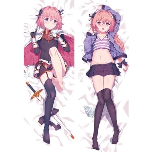 2020-Auguest update Japan Anime Body pillowcase Fate/Apocrypha FGO Rider Astolfo hugging Dakimakura throw pillow cover case