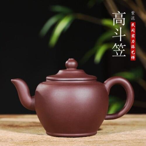 Purple mud, high bowl hat, teapot manufacturer, a piece of lettering made on behalf of others, custom-made like mud