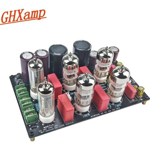 GHAMP 6Z4+6N3 Tube Preamplifier HiFi Valve Amplifier Preamp Borad For McIntosh C2200 Circuit Design Home Audio Amp 1PC