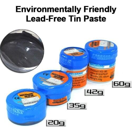 MECHANIC Solder Tin Paste 183C Melting Point Welding Flux Soldering Cream Solder Paste Sn63/Pb37 Repair BGA CPU LED Rework Tools