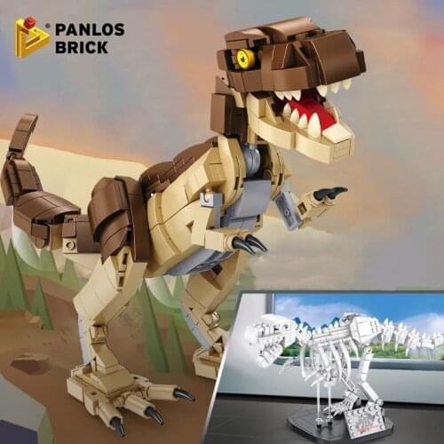 Model Building Jurassic Dinosaur Fossil Edition Environment-Friendly ABS Raw Material A Box Of Two Forms DIY Toys For Children
