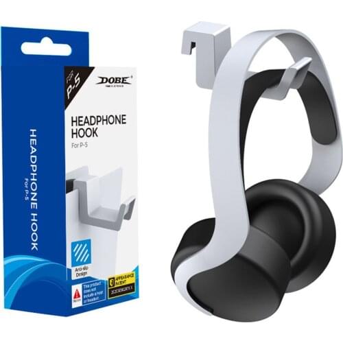 Headphone Wall Mount Holder Bracket Hanger Storage Stand for PS5 Host Headset Support for PS5 Game Console Hanging Bracket Rack