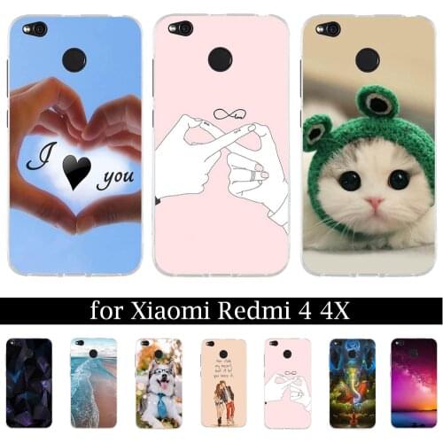 New Case For Xiaomi Redmi 4X Case Silicone Phone Cover For Xiomi Redmi 4X Soft TPU Case For Redmi 4x Funda Coque Covers