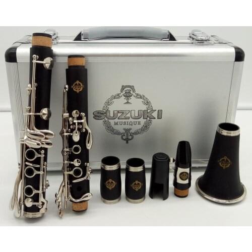 New MFC Professional Bb Clarinet Bakelite Clarinets Nickel Silver Key Musical Instruments Case Mouthpiece Reeds
