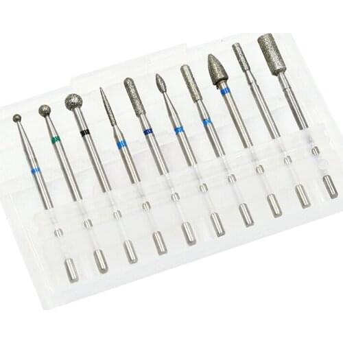 1Set Steel Alloy Polisher Grinders Cutter Nail Drill Bits For Electric Manicure Machine To Smoothing And Intial Polishing