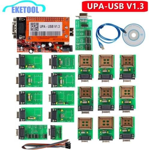 UPA USB V1.3 UUSP Serial Programmer UPA USB Adapter V1.3 For ECU Chip Tuning Eeprom&Microchip Full Adaptors