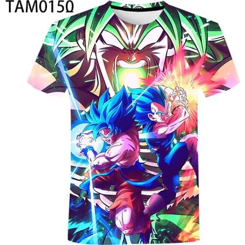 Qilingzhu Animation 2021 Couple New T-Shirt 3D Printing Short Sleeve Harajuku Street Style Childrens Boys And Girls Casual Brea