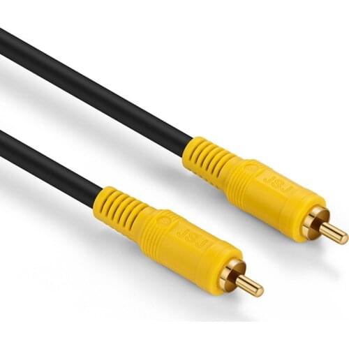 RCA Digital Stereo Coaxial Audio/Video RCA Cable RCA Male to RCA Male speaker cable Hifi AV TV cable Cord M/M Coax