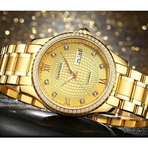 40mm Sangdo Luxury watches Automatic Self-Wind movement High quality Plating 18KY case 2018 new fashion Mens watch s43s