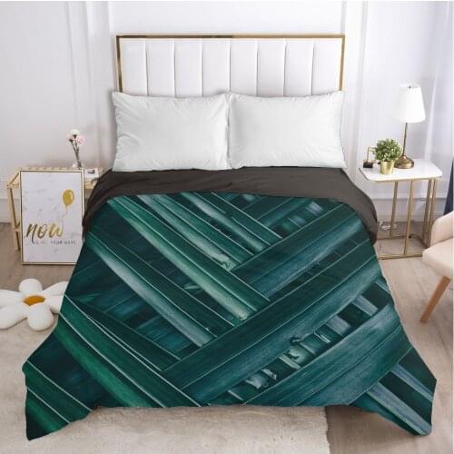 Luxury Duvet cover Quilt/Blanket/Comfortable Case Single Double Queen King Bedding 140x200 240x220 240x260 nordic Cross leaves