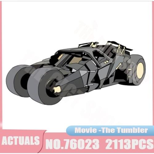 Movie Series The Tumbler 1989 Batmobile Batwing Model Vehicle Building Blocks Bricks Toys Kids Birthday Gifts 76023 07060