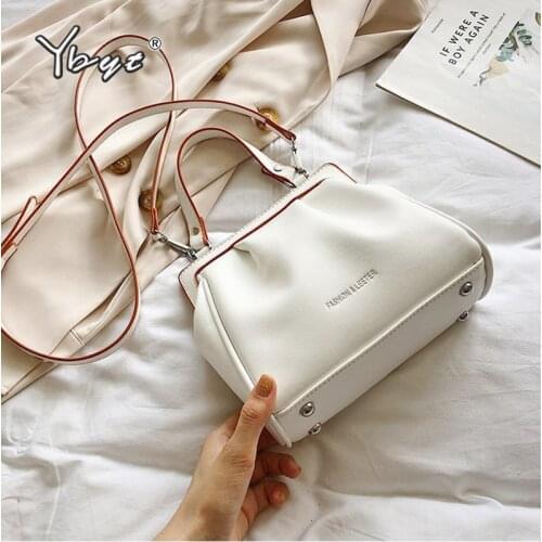 YBYT fashion crossbody bags for women 2020 new luxury handbags women bags designer high quality PU leather shoulder tote bag