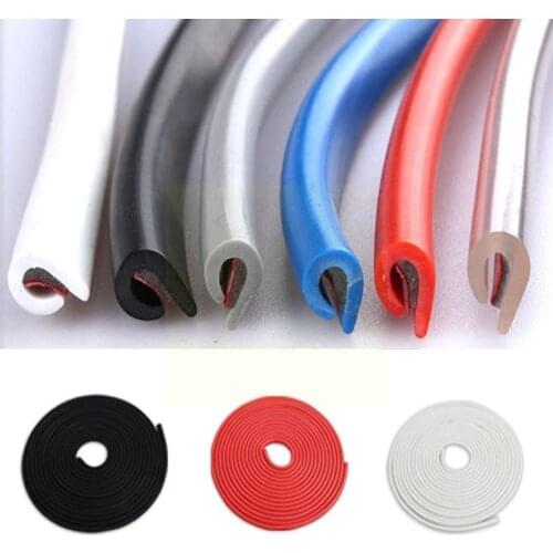 U Type Universal Car Door Edge Guards Trim Styling Protection Avoidance Scratch Collision Tool Moulding For Auto Strip Prot I5M4