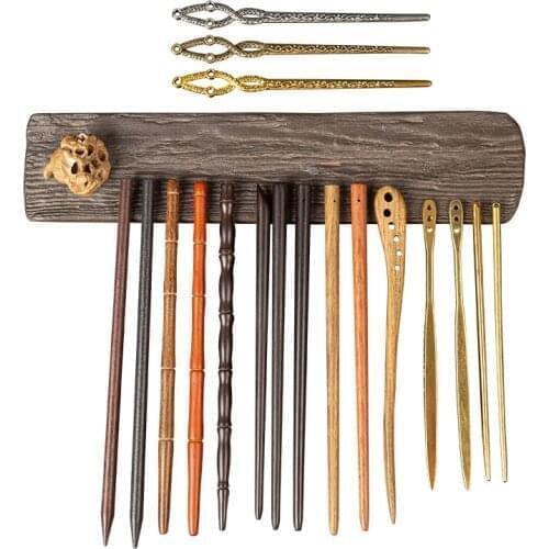 Vintage Hair Jewelry Handmade Wood Hair Stick Hairpin For Women Wedding Hair Accessories Jewelry Gift DIY Hair Sticks Craft