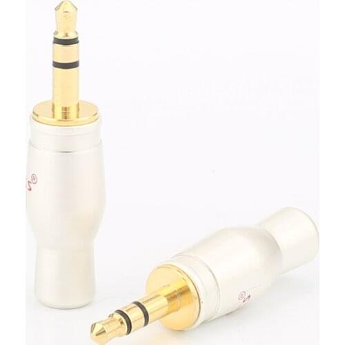 High Quality 10xAudiocrast 3.5mm stereo Audio Plug hifi diy headphone cable audio plug