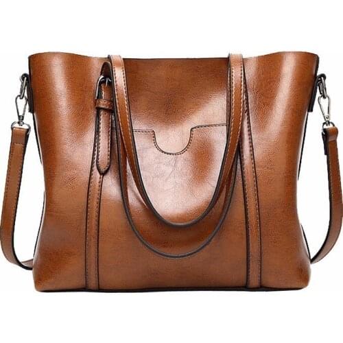 Women Bag Womens PU Leather Handbags Luxury Lady Hand Bags With Purse Pocket Women Messenger Bag Big Tote Sac Bols