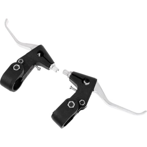 1 Pair Universal Aluminum Bicycle Brake Handle Mountain Road Bike Brake Lever 2.2cm Diameter