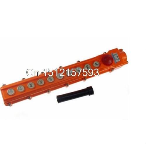 1 x COB-65H For Hoist Crane Control Station Push Button Switch 6Ways Emergency