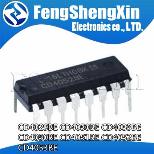 10pcs CD4033BE DIP-16 CD4033 DIP 4033BE HEF4033BP DIP16 HCF4033BE HCF4033 4033 CMOS Decade Counters/Dividers IC