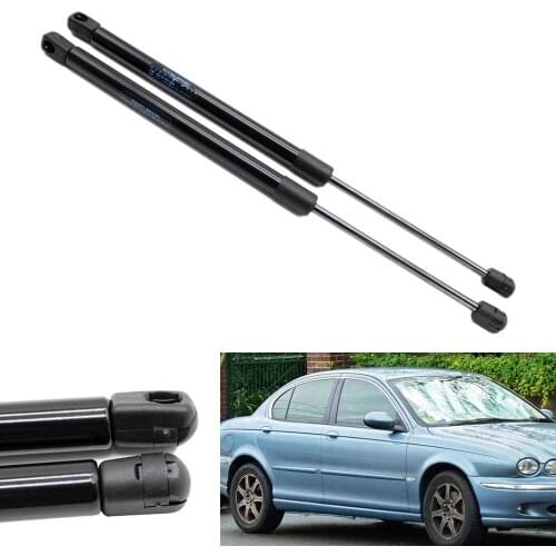 2PCS Front Hood Bonnet Lift Supports Shock Car Gas Struts fits for Jaguar X-Type Sedan 2002-2004 2005 2006 2007 2008 390 mm