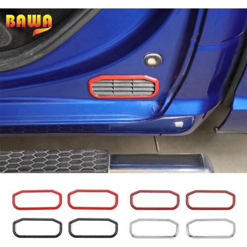 BAWA Car Stickers for Dodge RAM Car Door Air Vent Outlet Decoration Cover For Dodge RAM 2010-2017 Car Accessories