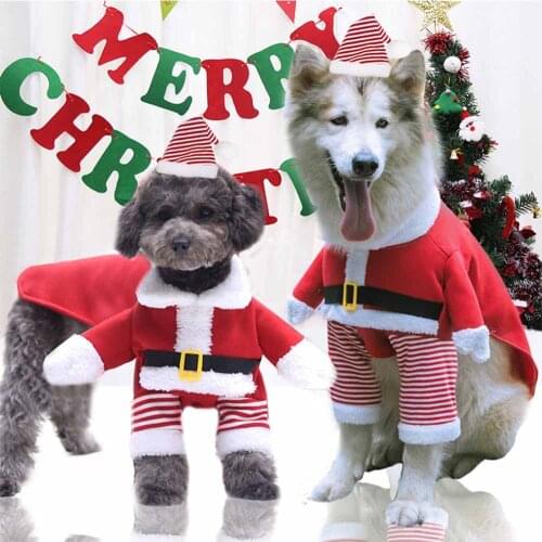 Big Dog Clothes Cat Pet Supplies Horse Riding Mutable Halloween Funny Costume Santa Claus Clothes Small Medium Large