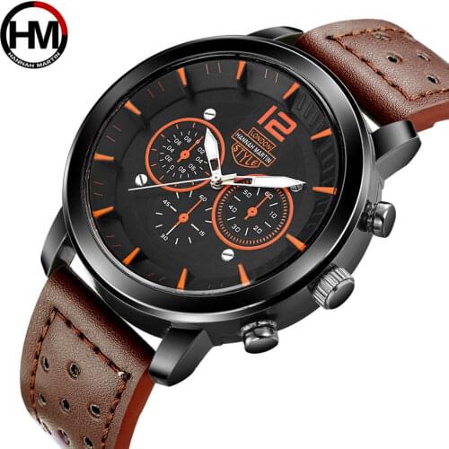 Hannah Martin Mens Sport Watches Top Brand Wrist Watch Men Watch Fashion Military Mens Watch Clock kol saati relogio masculino