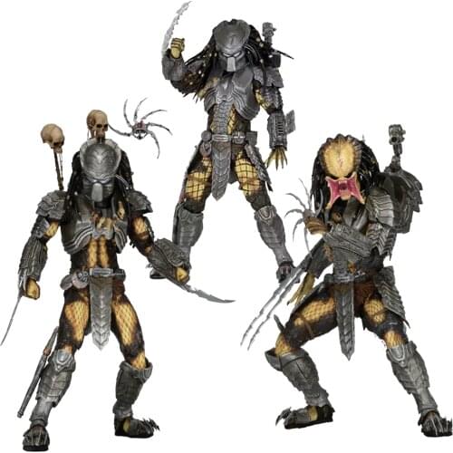 Masked Scar Predator AVP Alien vs Predator Celtic Chopper Scar Predator Figure NECA Action Figure Toys Collection Model 18cm