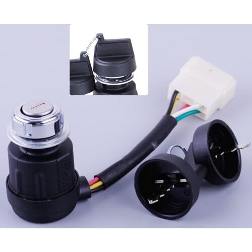 LETAOSK New 5 Wire On-Off Ignition Key Start Switch Fit for 170F 178FA 178F 186F 186FA Diesel Generator