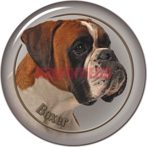 Car Stickers Vinyl Motorcycle Decal Decoration Laptop Decal Boxer Dog V4 Personality Car Stickers