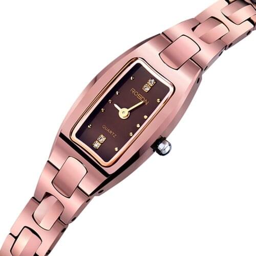 NEW ROSDN Womens Watches Luxury Brand Japan MIYOTA Quartz Movement Sapphire Waterproof Diamond Tungsten Steel Clock R1106