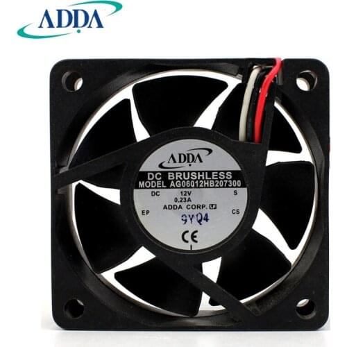 NEW ADDA AG06012HB207300 6025 12V 0.23A 6CM cooling fan