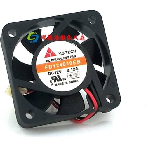 4010 double ball chassis fan DC 12V 1.44A FD124010EB 4CM switch