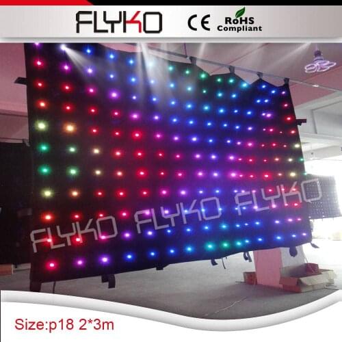 Dj equipment P18 mini led projector led color changing curtain light