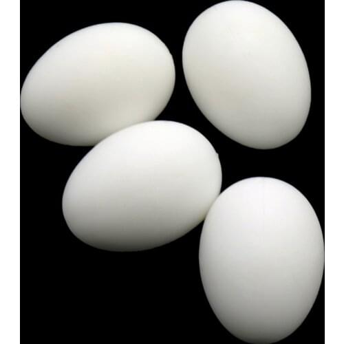 Plastics Simulation Birds Eggs Fake Pigeon Parrot Quail Eggs Aviculture Tools Plastic Nest Hatching Eggs Easter Toy 30 Pcs
