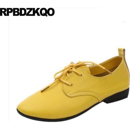 Lace Up Work 10 Large Size 42 Flats China Foldable Round Toe Designer Oxfords Chinese Wedding Shoes Women Yellow 11 Red Gray