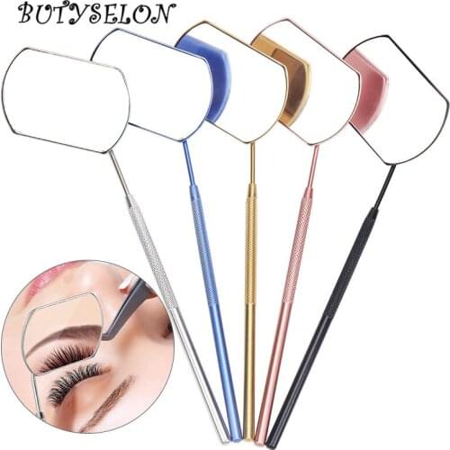 Dental Mouth Mirror Multifunction Checking Oral cavity Stainless Steel handle Teeth Oral Clean Tool Eyelash Extension Mirror